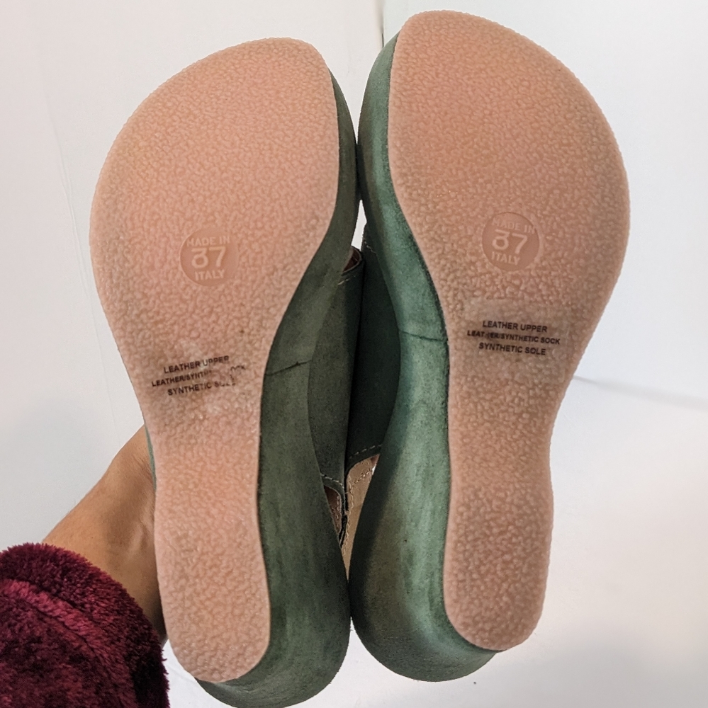 NWOT Sundance suede wedge sandals - Picture 12 of 16